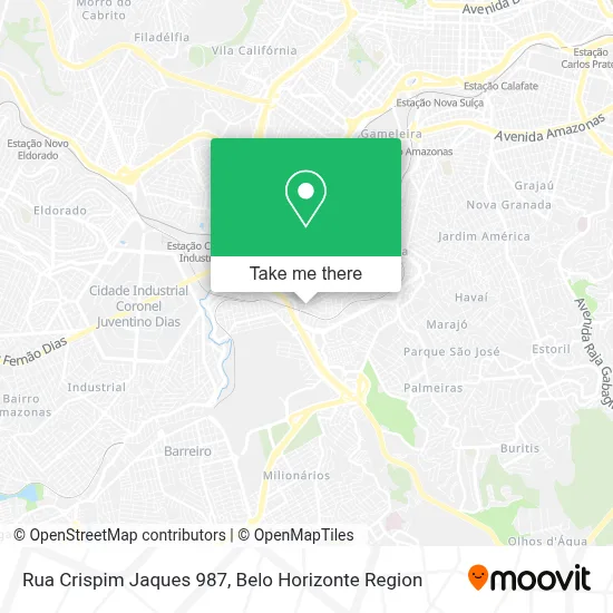 Rua Crispim Jaques 987 map