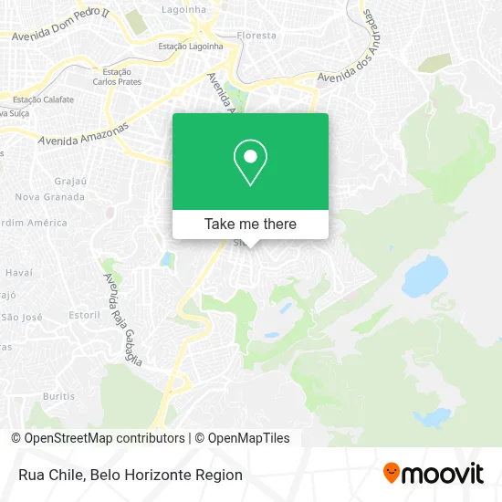 Rua Chile map
