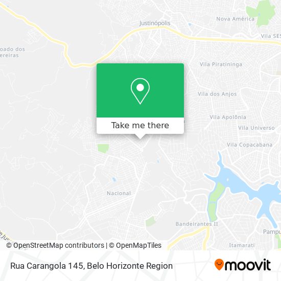 Rua Carangola 145 map