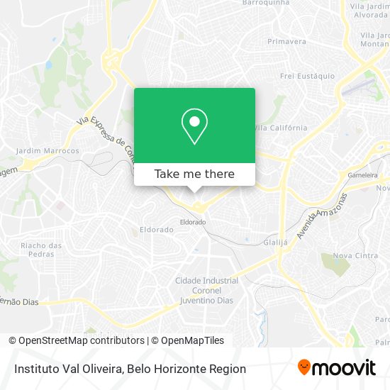 Instituto Val Oliveira map