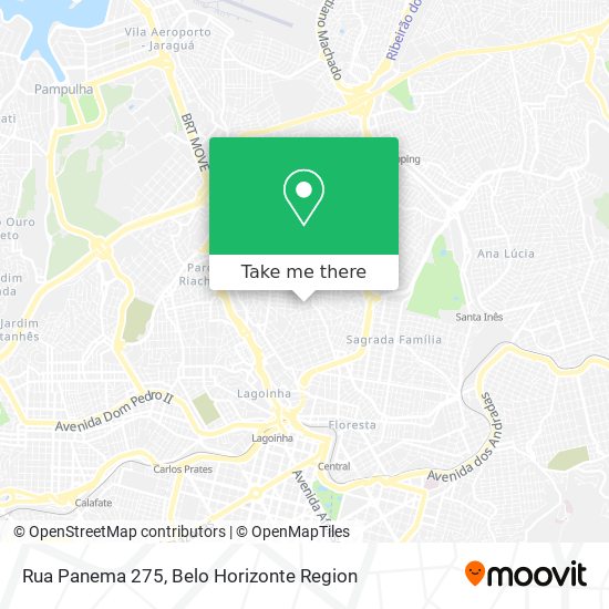 Mapa Rua Panema 275