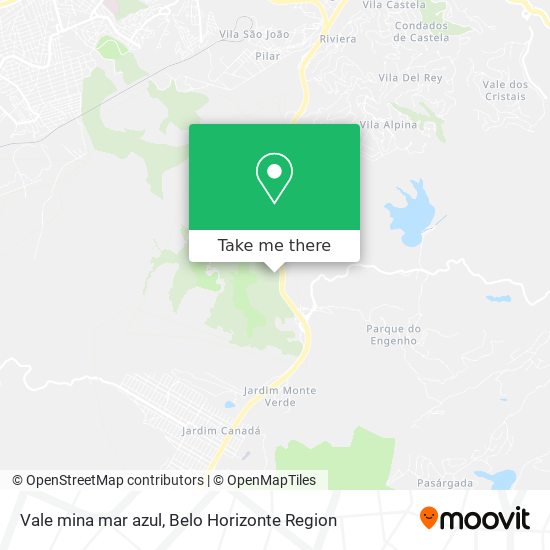 Vale mina mar azul map