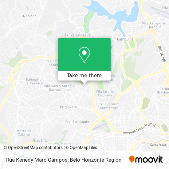 Rua Kenedy Maro Campos map