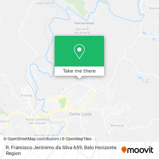 R. Francisco Jerônimo da Silva 659 map