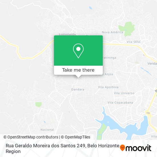 Rua Geraldo Moreira dos Santos 249 map