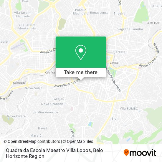 Quadra da Escola Maestro Villa Lobos map