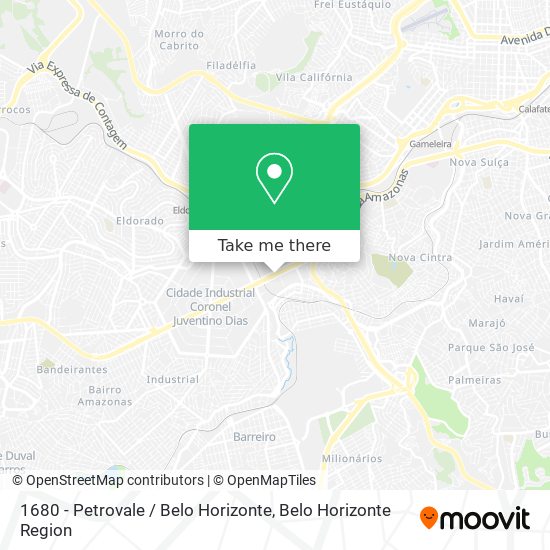 Mapa 1680 - Petrovale / Belo Horizonte