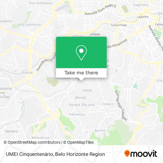 UMEI Cinquentenário map