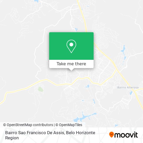 Bairro Sao Francisco De Assis map