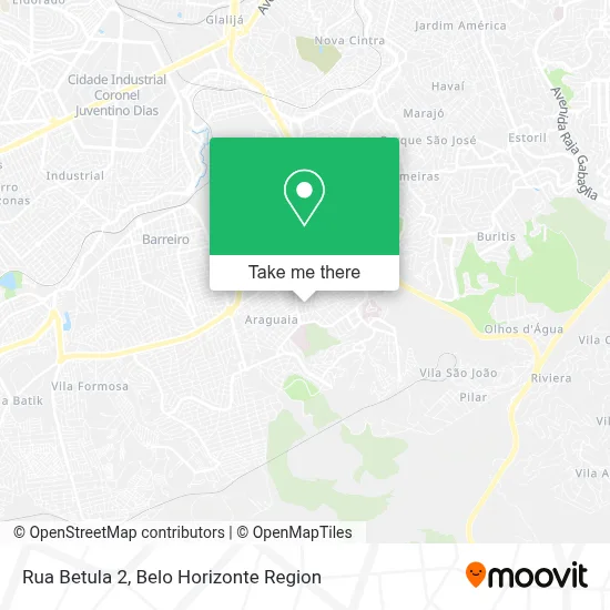 Rua Betula 2 map