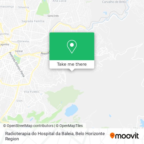 Radioterapia do Hospital da Baleia map