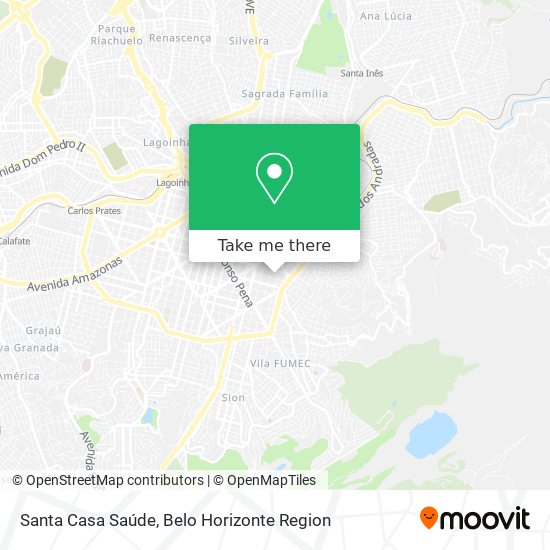 Santa Casa Saúde map