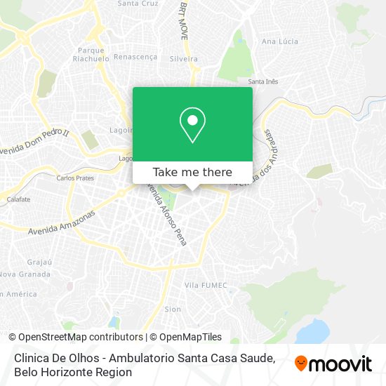 Clinica De Olhos - Ambulatorio Santa Casa Saude map
