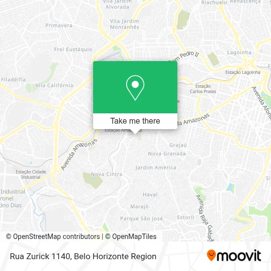 Rua Zurick 1140 map