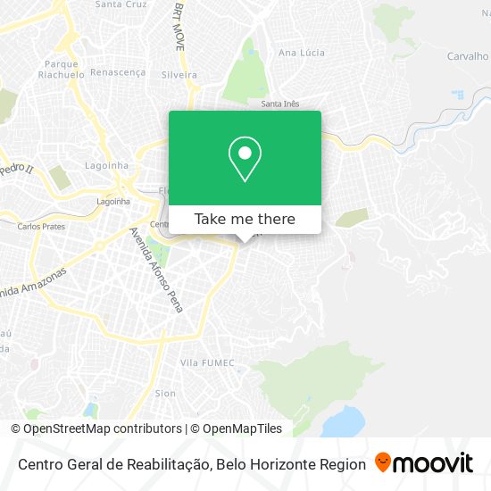 Centro Geral de Reabilitação map