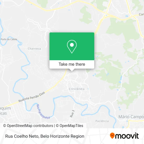 Rua Coelho Neto map