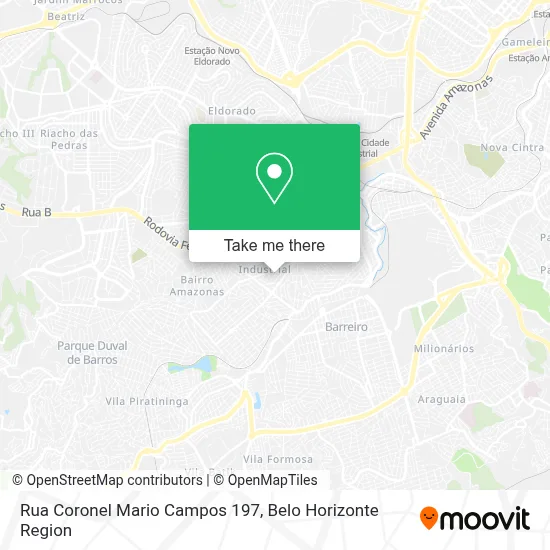 Rua Coronel Mario Campos 197 map