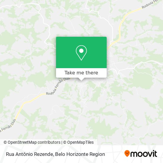 Rua Antônio Rezende map