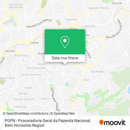 PGFN - Procuradoria Geral da Fazenda Nacional map