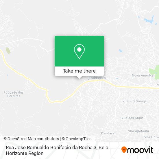 Rua José Romualdo Bonifácio da Rocha 3 map