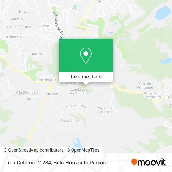 Rua Coletora 2 284 map
