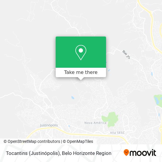 Tocantins (Justinópolis) map