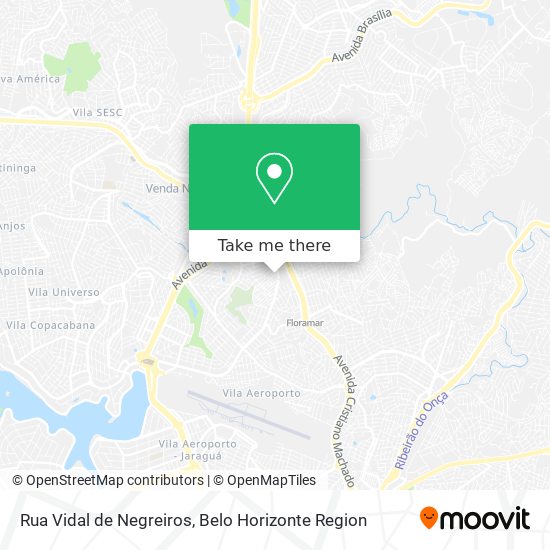 Mapa Rua Vidal de Negreiros