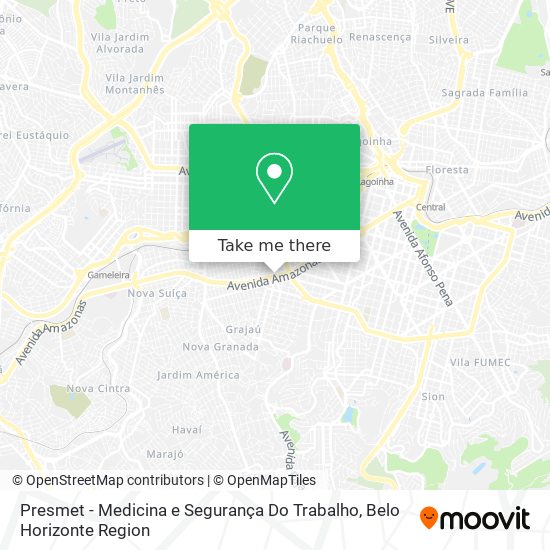 Presmet - Medicina e Segurança Do Trabalho map