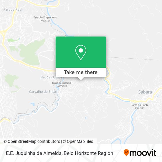 E.E. Juquinha de Almeida map