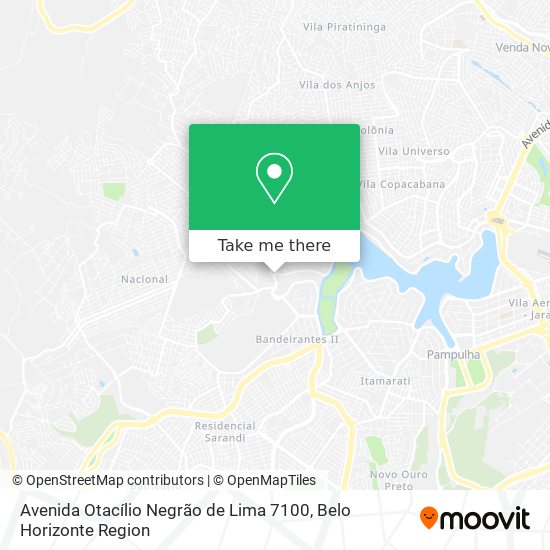 Avenida Otacílio Negrão de Lima 7100 map