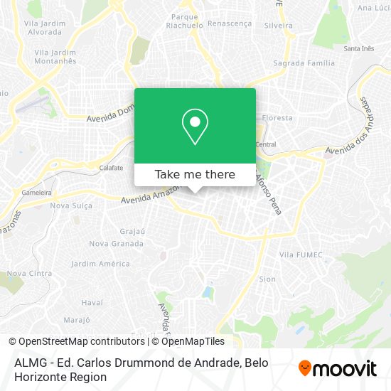 ALMG - Ed. Carlos Drummond de Andrade map