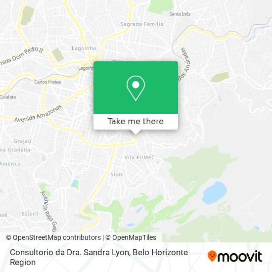 Consultorio da Dra. Sandra Lyon map
