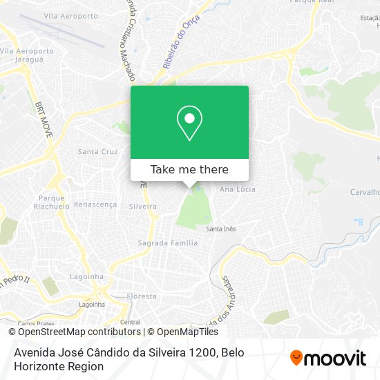 Avenida José Cândido da Silveira 1200 map