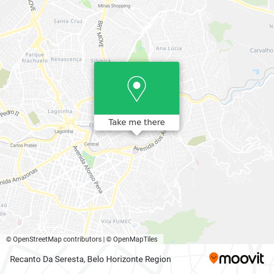Recanto Da Seresta map