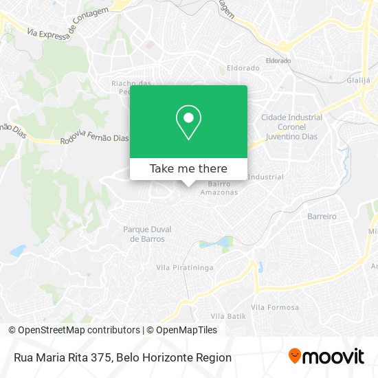 Rua Maria Rita 375 map