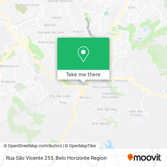 Rua São Vicente 255 map