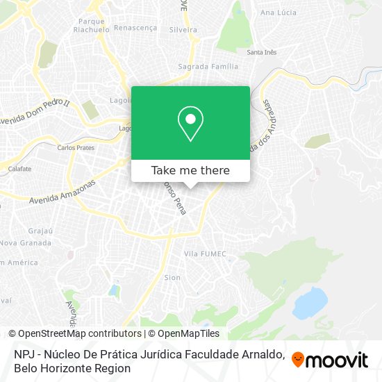 NPJ - Núcleo De Prática Jurídica Faculdade Arnaldo map