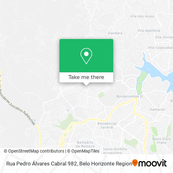 Rua Pedro Álvares Cabral 982 map