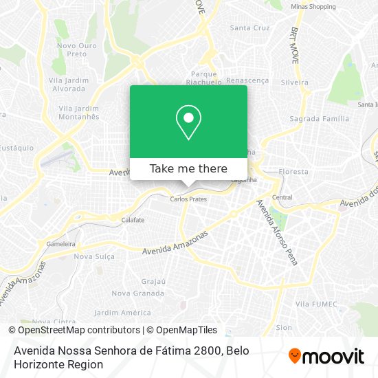 Avenida Nossa Senhora de Fátima 2800 map