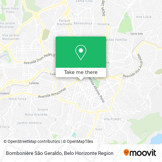 Bombonière São Geraldo map