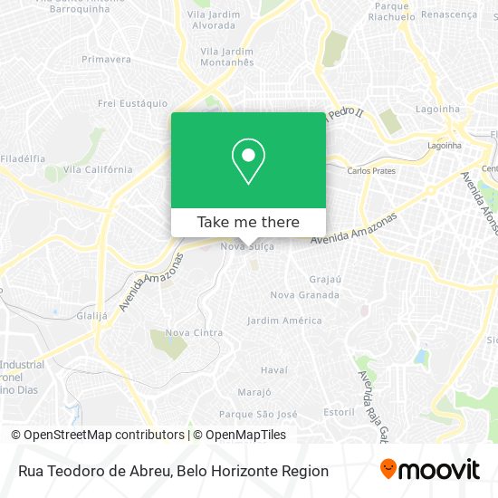 Rua Teodoro de Abreu map