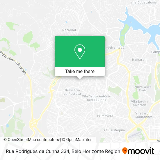 Rua Rodrigues da Cunha 334 map