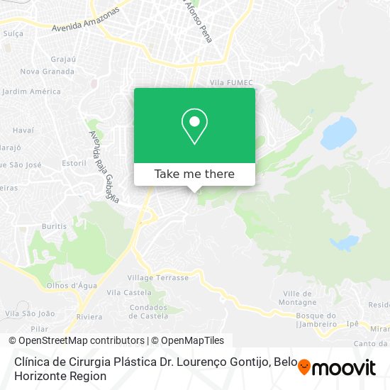 Clínica de Cirurgia Plástica Dr. Lourenço Gontijo map