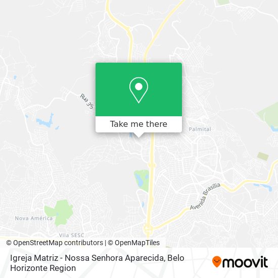 Igreja Matriz - Nossa Senhora Aparecida map