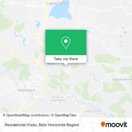 Residencial Visão map