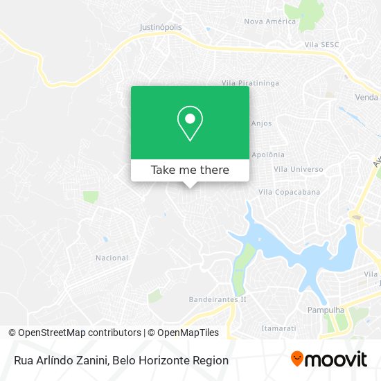 Rua Arlíndo Zanini map