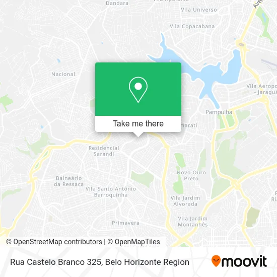 Rua Castelo Branco 325 map