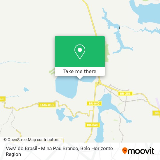 V&M do Brasil - Mina Pau Branco map