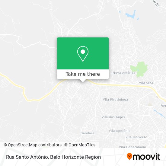 Rua Santo Antônio map