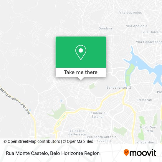 Rua Monte Castelo map